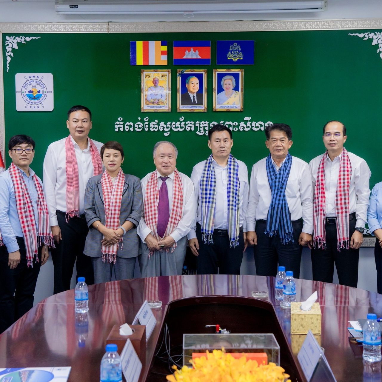 Welcomed a delegation visit of 7 companies from Nanjing City of the People’s Republic of China to Sihanoukville Autonomous Port