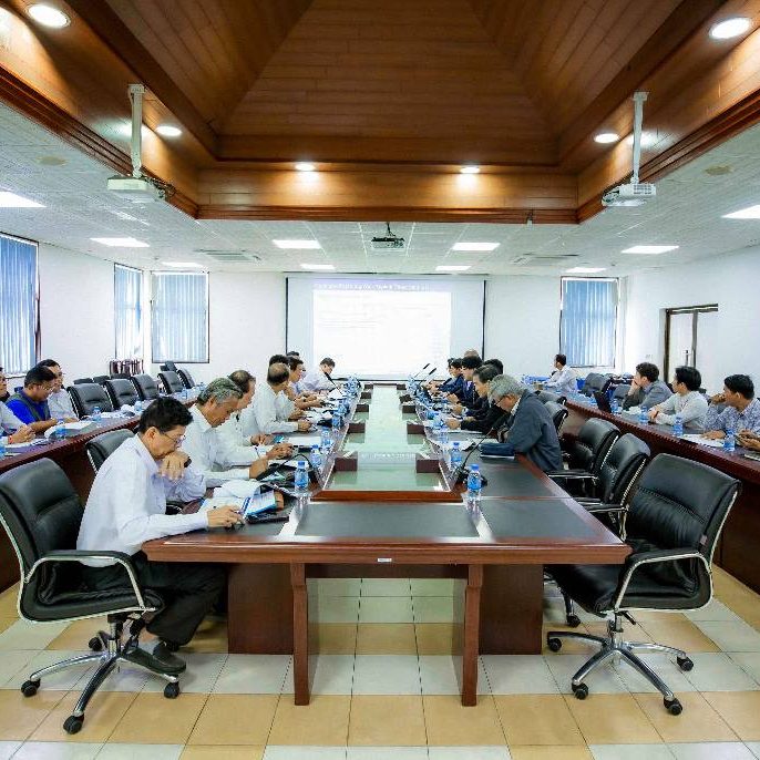 Held a discussion meeting with the Experts Team of Nippon Koei-Oriental Consultants Oriental JV led by Mr. KIMURA Kentaro
