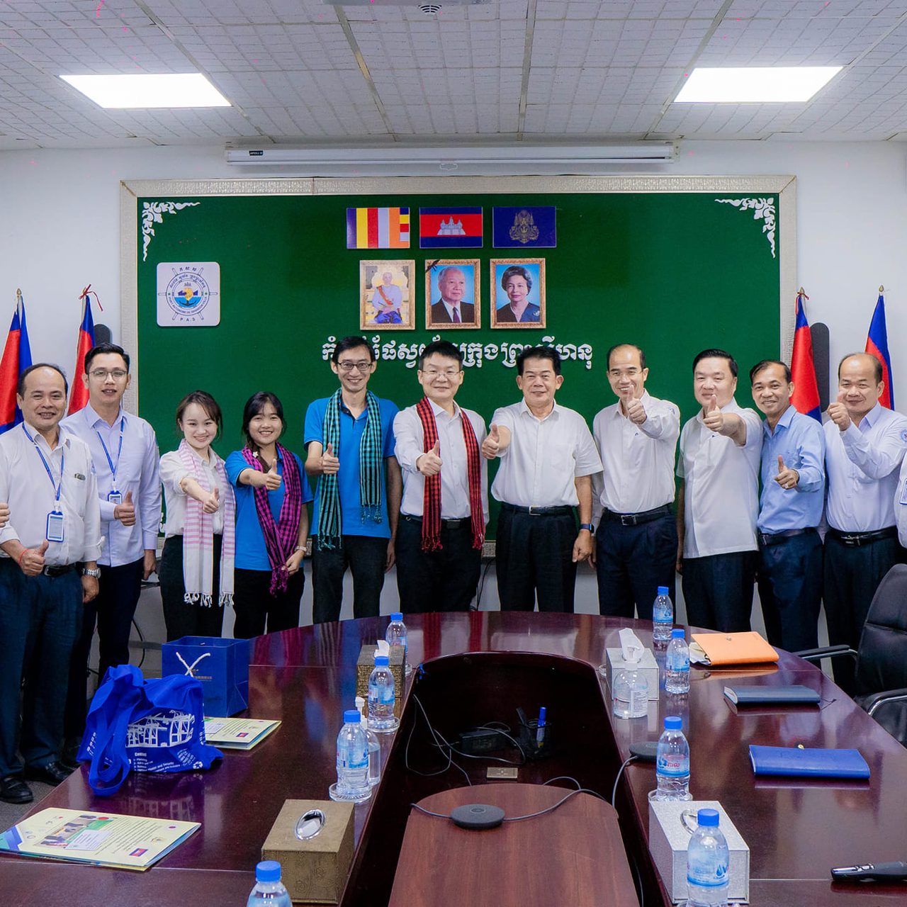 Visit of General Tires Technology (Cambodia) Co., Ltd. in purpose to discuss about importing of raw materials and exporting of tires overseas