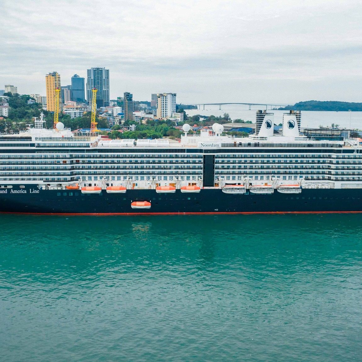 NOORDAM cruise ship with nationality of NETHERLAND