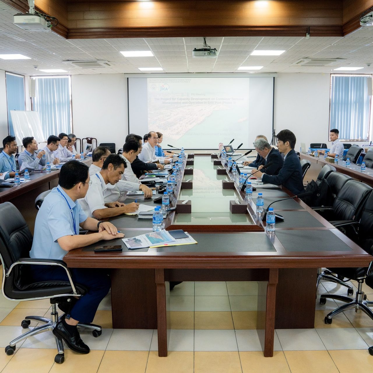 Held the 10th Project Implementation Unit Meeting of the Project for Capacity Development on Container Terminal Management and Operation in Sihanoukville Port