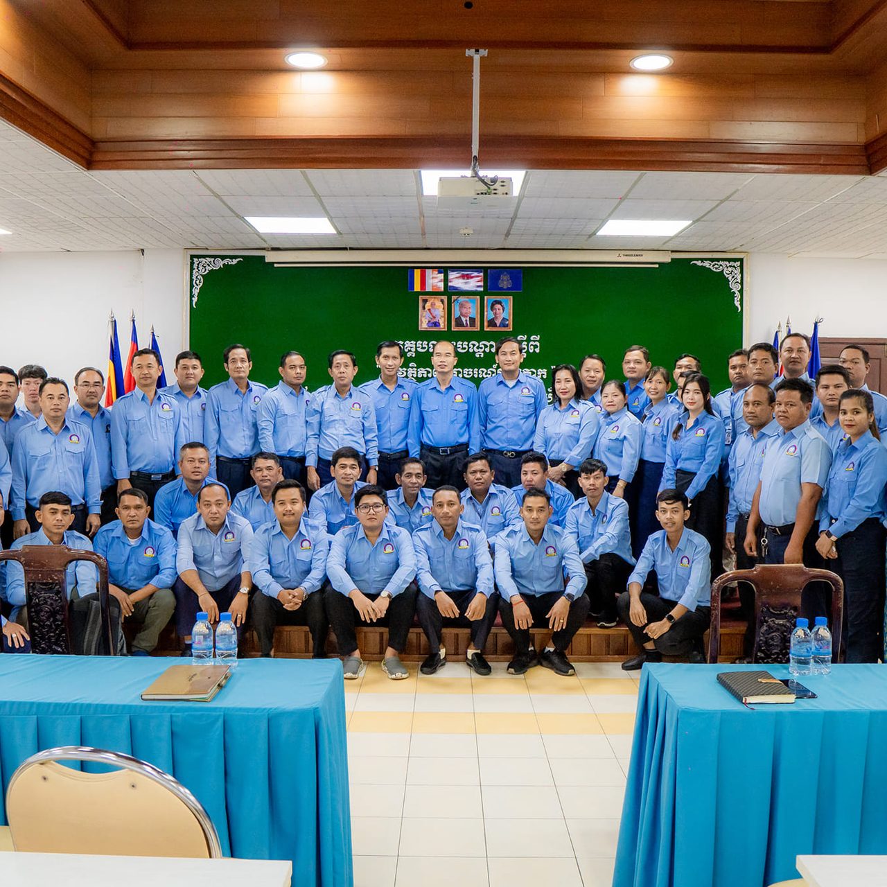 Held a training course regarding Road Safety for members of Union of Youth Federations of Cambodia (U.Y.F.C) Section of Sihanoukville Autonomous Port