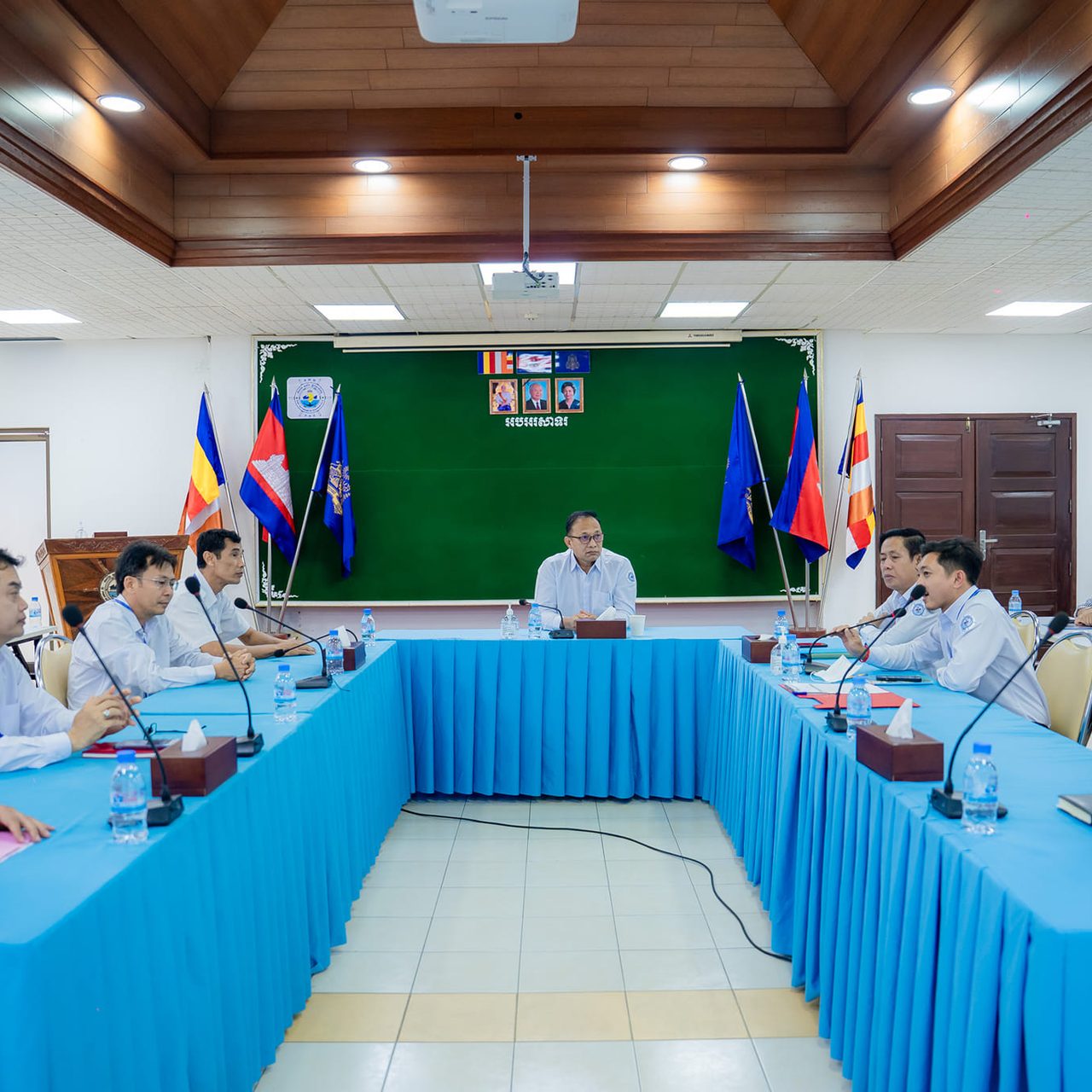 PAS Management Team, presided over the closing ceremony of the internship of 1st generation, 2nd year student from Techo Sen Institute of Public Works and Transport after successful completion their term at PAS