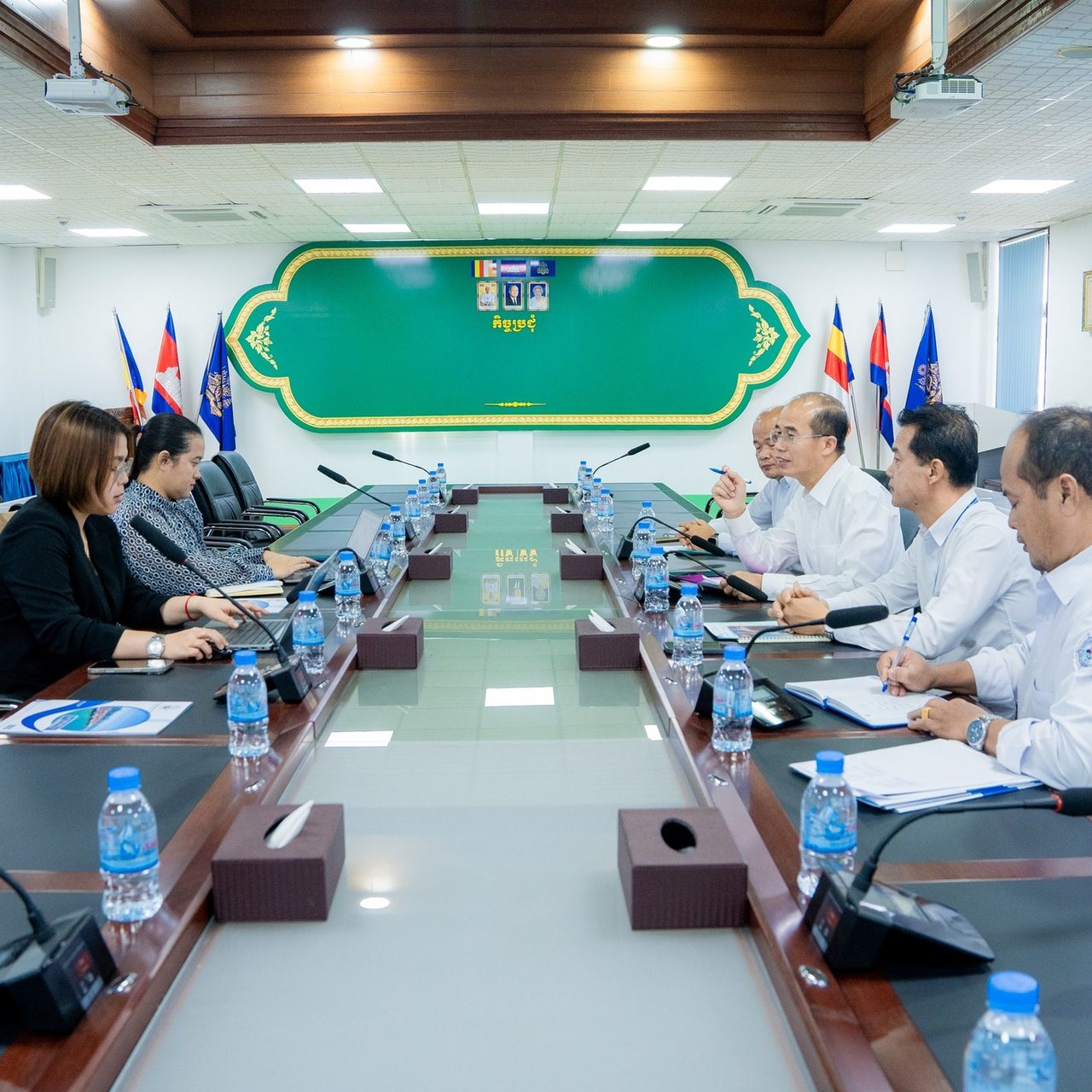 Welcomed a visit of Mediterranean Shipping (Cambodia), in purpose to learn about PAS’s operations, potentials and developments