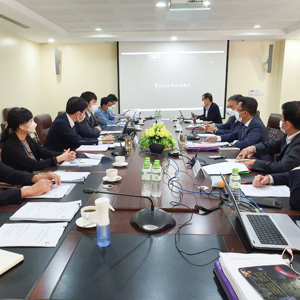 The meeting of JICA Fact Finding Mission on “Sihanoukville Port New Container Terminal Development-Phase 2& Phase 3”