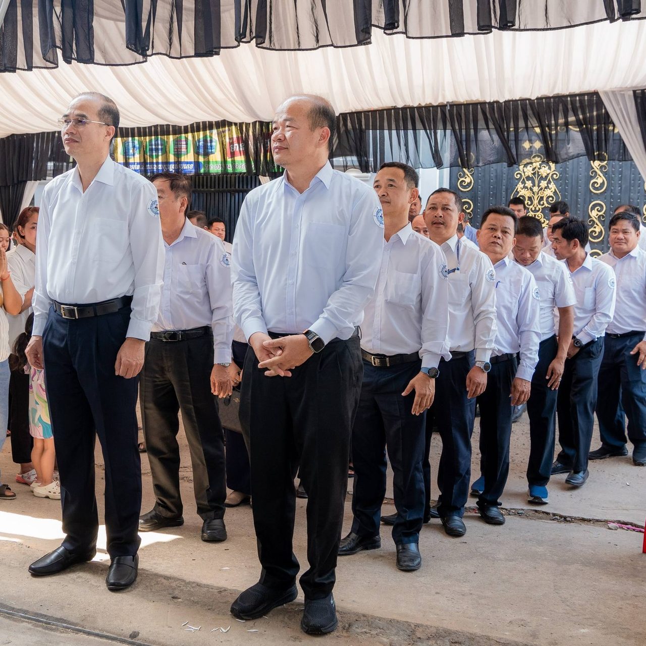 A funeral ceremony of Mr. Chan Mony, Employee of Sihanoukville Autonomous Port