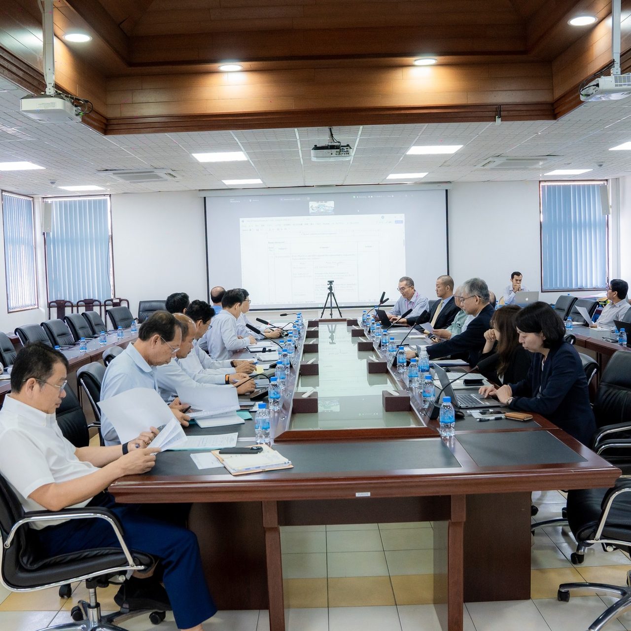 Held a Kick-Off Meeting regarding the procurement of Cargoes Handling Equipment (Package-2) of Sihanoukville Port