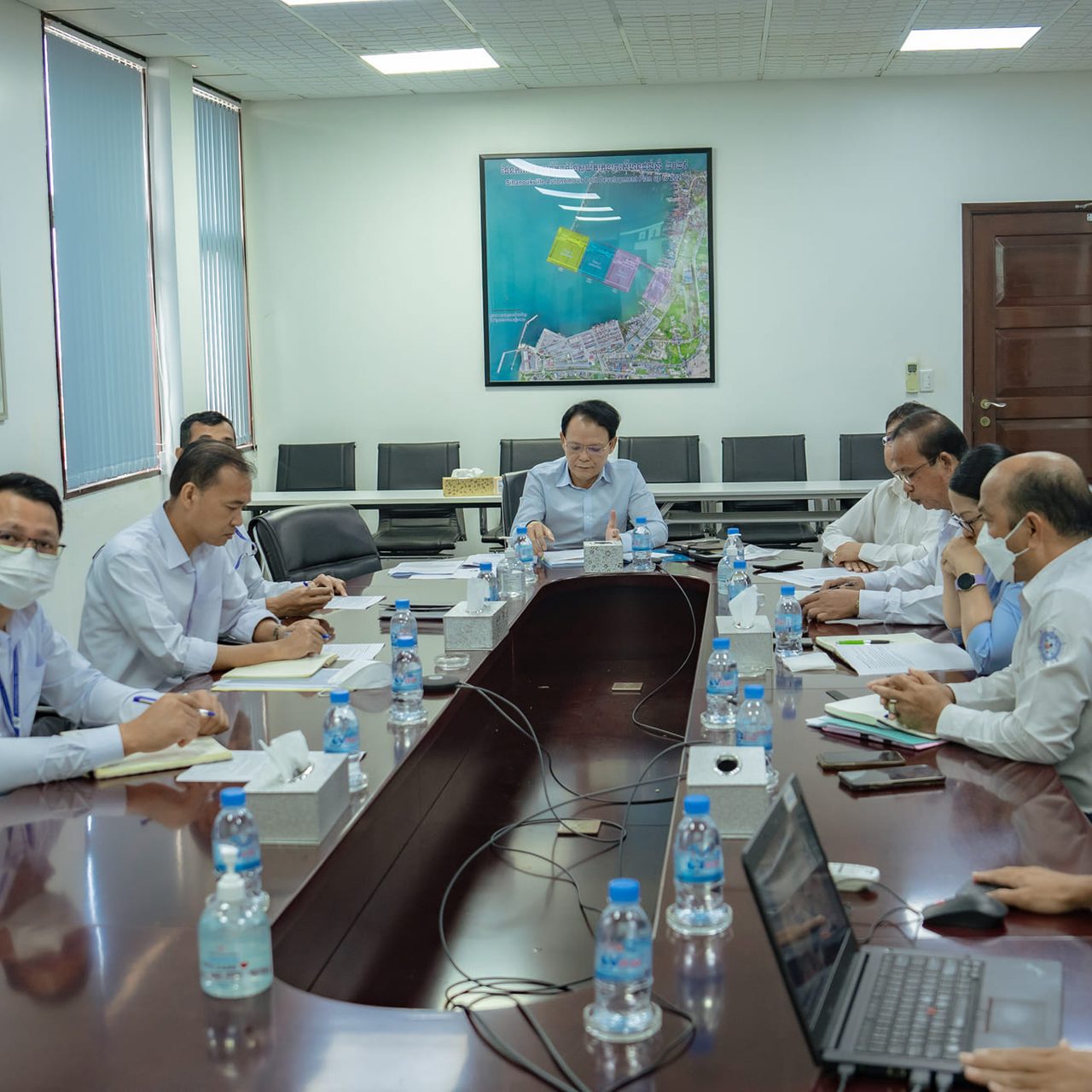 Attended a virtual consultation meeting via Zoom online application with the Representatives of Ministry of Economy and Finance regarding Economic Situation of Cambodia