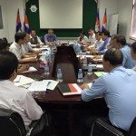 កិច្ចប្រជុំពិភាក្សានូវ Financial Feasibility of Sihanoukville New Container Terminal របស់ក្រុមសិក្សា JICA Study Team