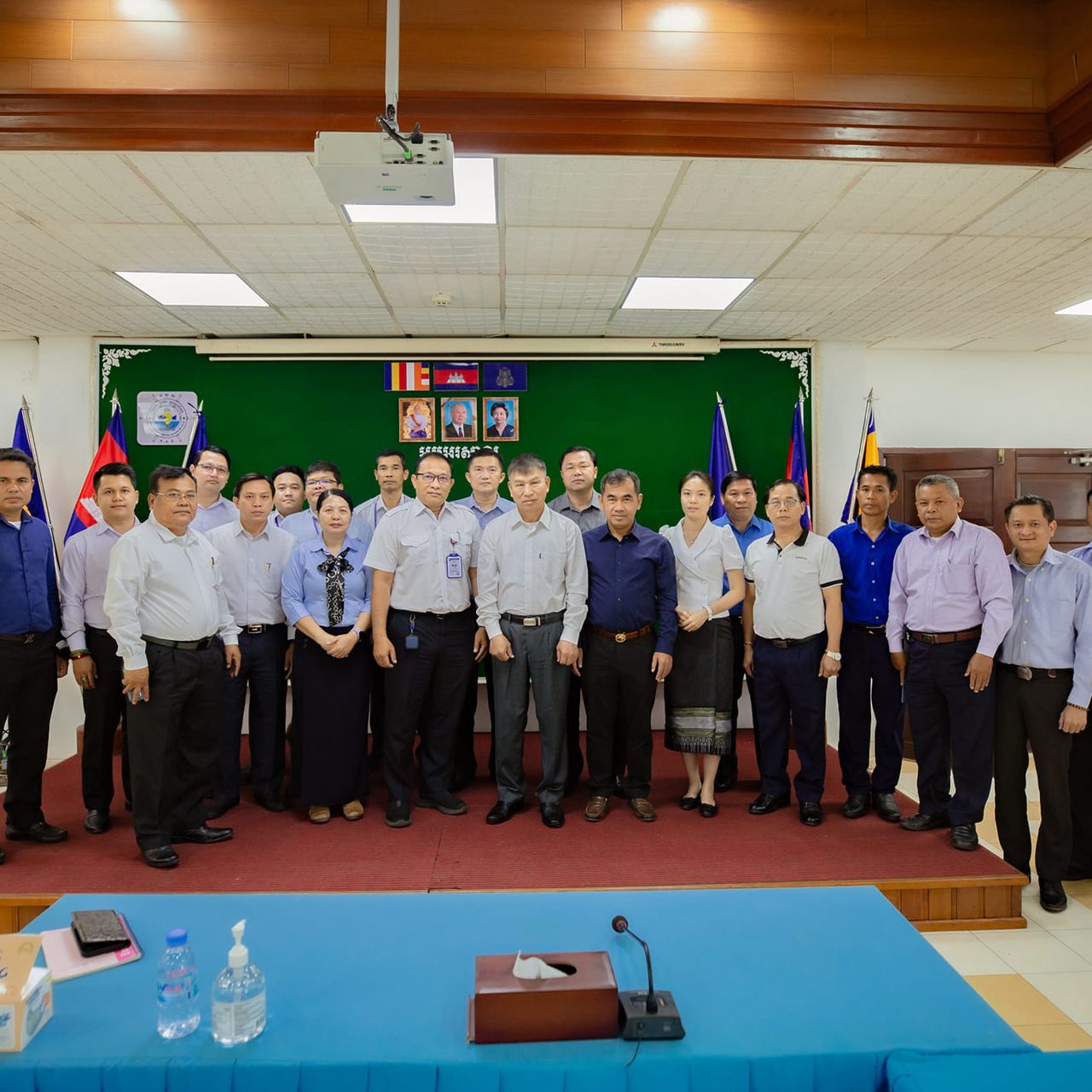 Welcomed a visit of Delegation of the Cabinet of the Ministry of Public Security, Loa People's Democratic Republic at PAS to search the progress of port developments at PAS