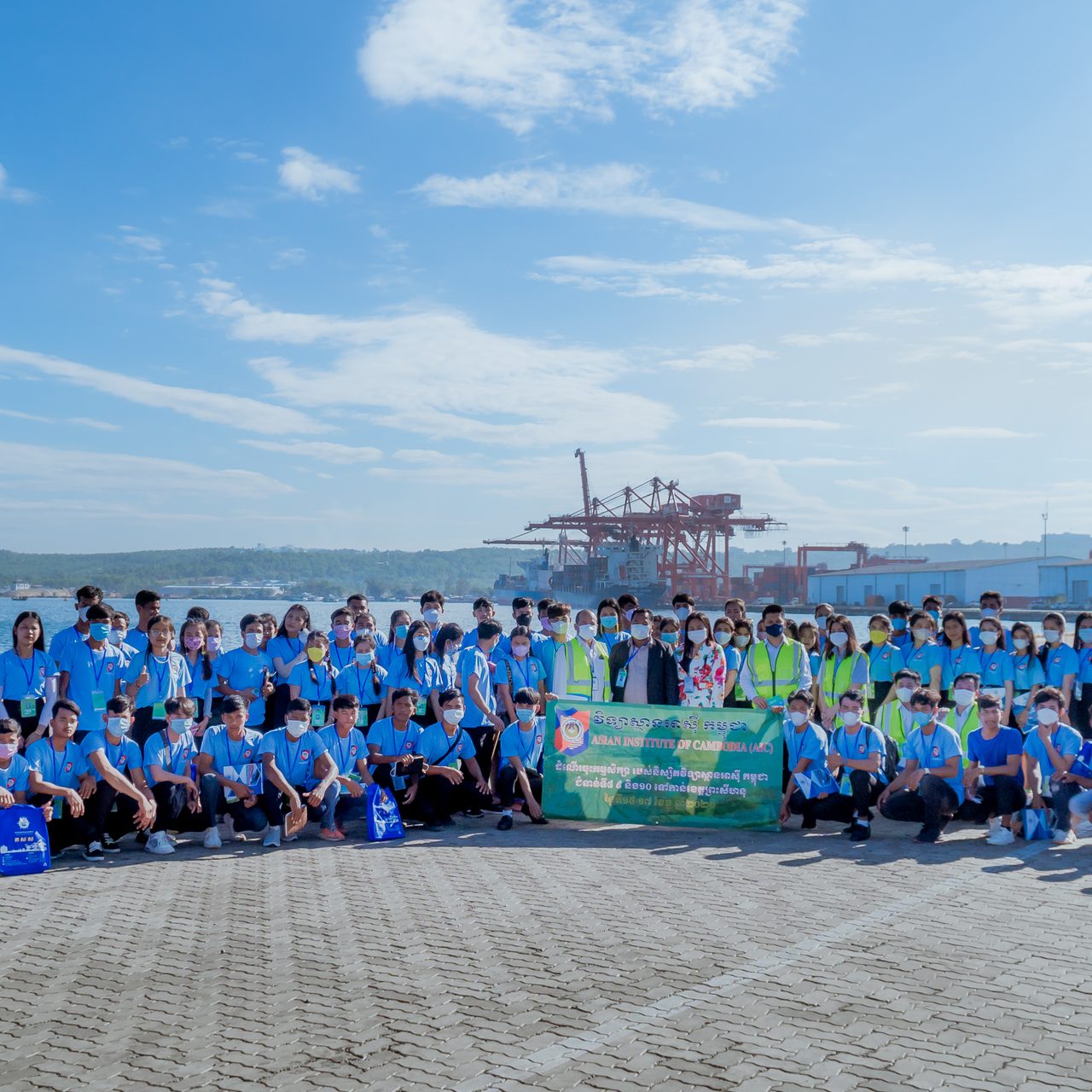 Welcomed a group of 50 students (the 3rd and 4th year) of the Faculty of Business Administration of Asian Institute of Cambodia
