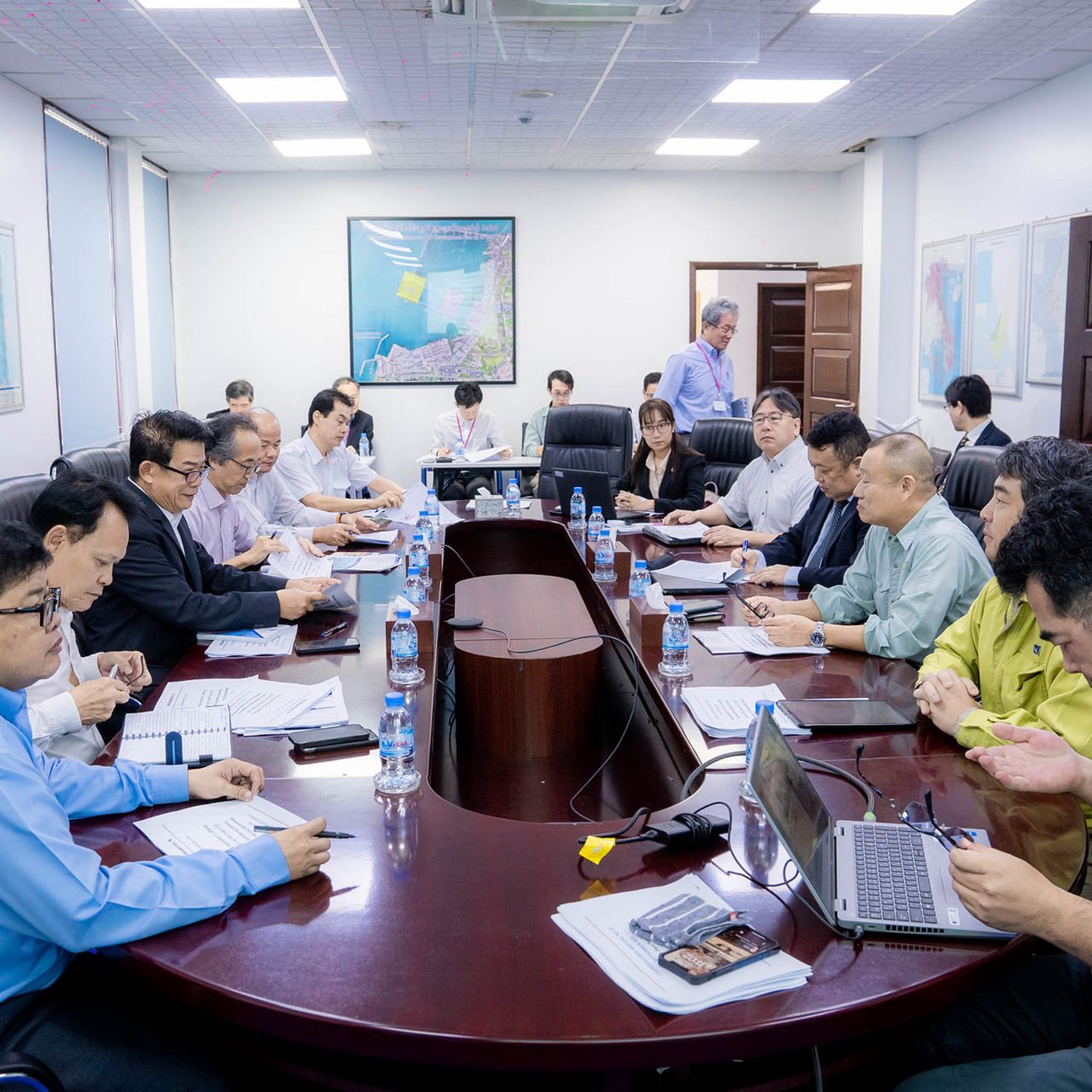 Held a technical meeting regarding New Container Terminal Development Project Implementation-Phase 1, 2, and 3