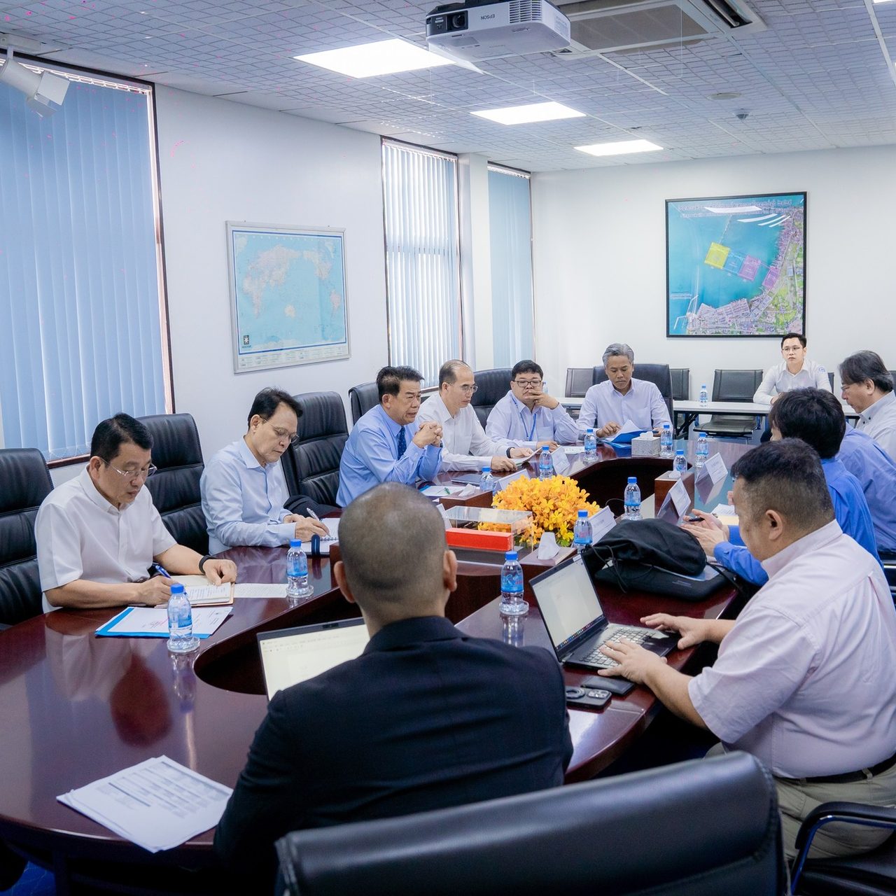 Welcomed a visit of Mr. ANZO Hiroshi, JICA Cambodia Office and 02 Senior Officers from JICA Headquarter in Tokyo