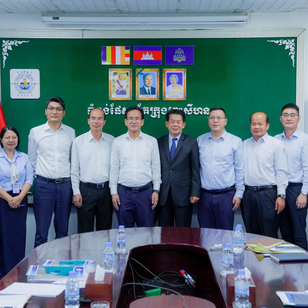 Welcomed a delegation visit of Tianjin Port Group, in purpose to learn about PAS’s progress