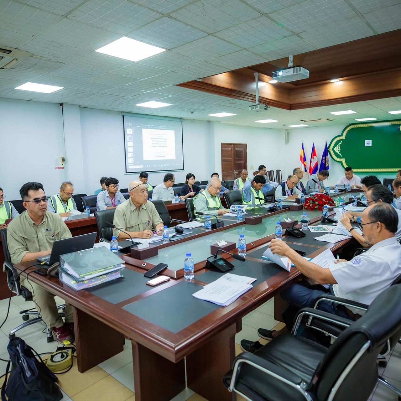 held a monthly meeting of August regarding a progress of New Container Terminal Development Project-Phase 1 Implementation
