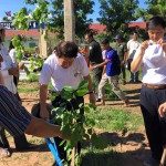 ឯកឧត្តម លូ គឹមឈន់ ប្រធានក្រុមការងារថ្នាក់ជាតិចុះជួយស្រុកស្រីសន្ធរ បានចូលរួមជាអធិបតីក្នុងពិធីរុក្ខទិវា
