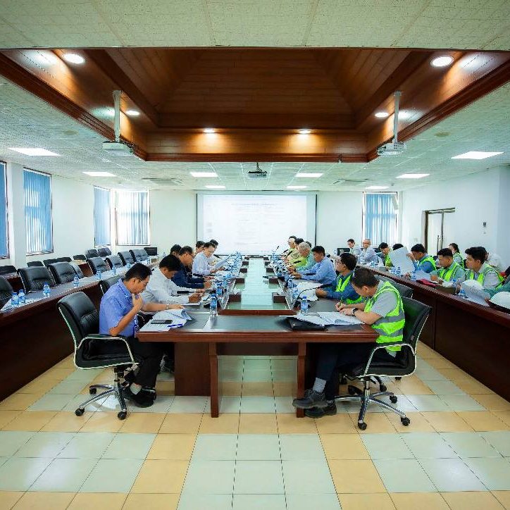 Held a Monthly Progress Meeting of November regarding the implementation progress and the safety inspection of construction site