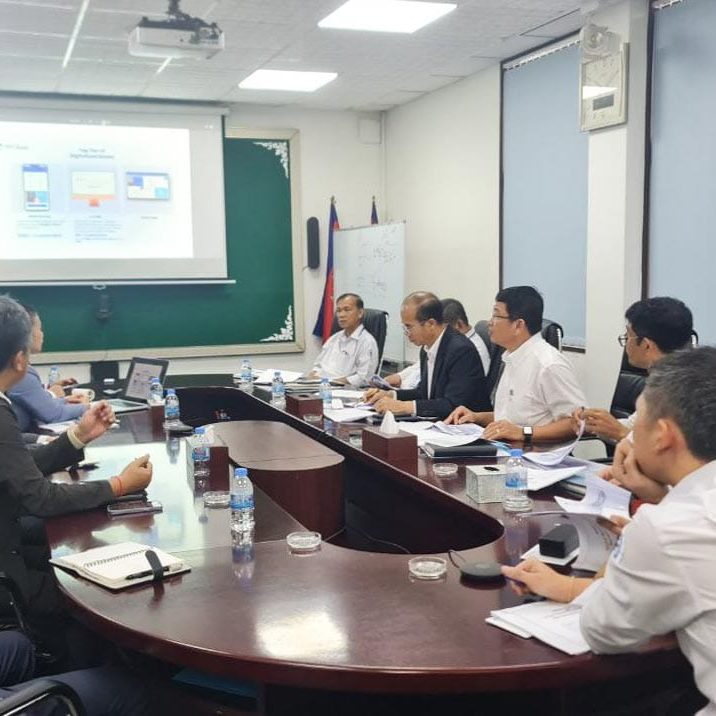Welcomed a visit of Phnom Penh Commercial Bank (PPC Bank) Team to PAS, in purpose to present its own digital service
