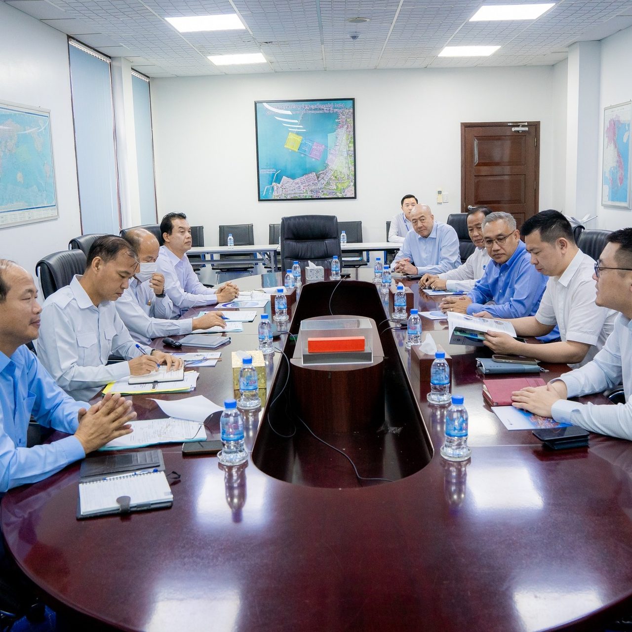 Welcomed a visit of Meridian Shipping Agencies (Cambodia)