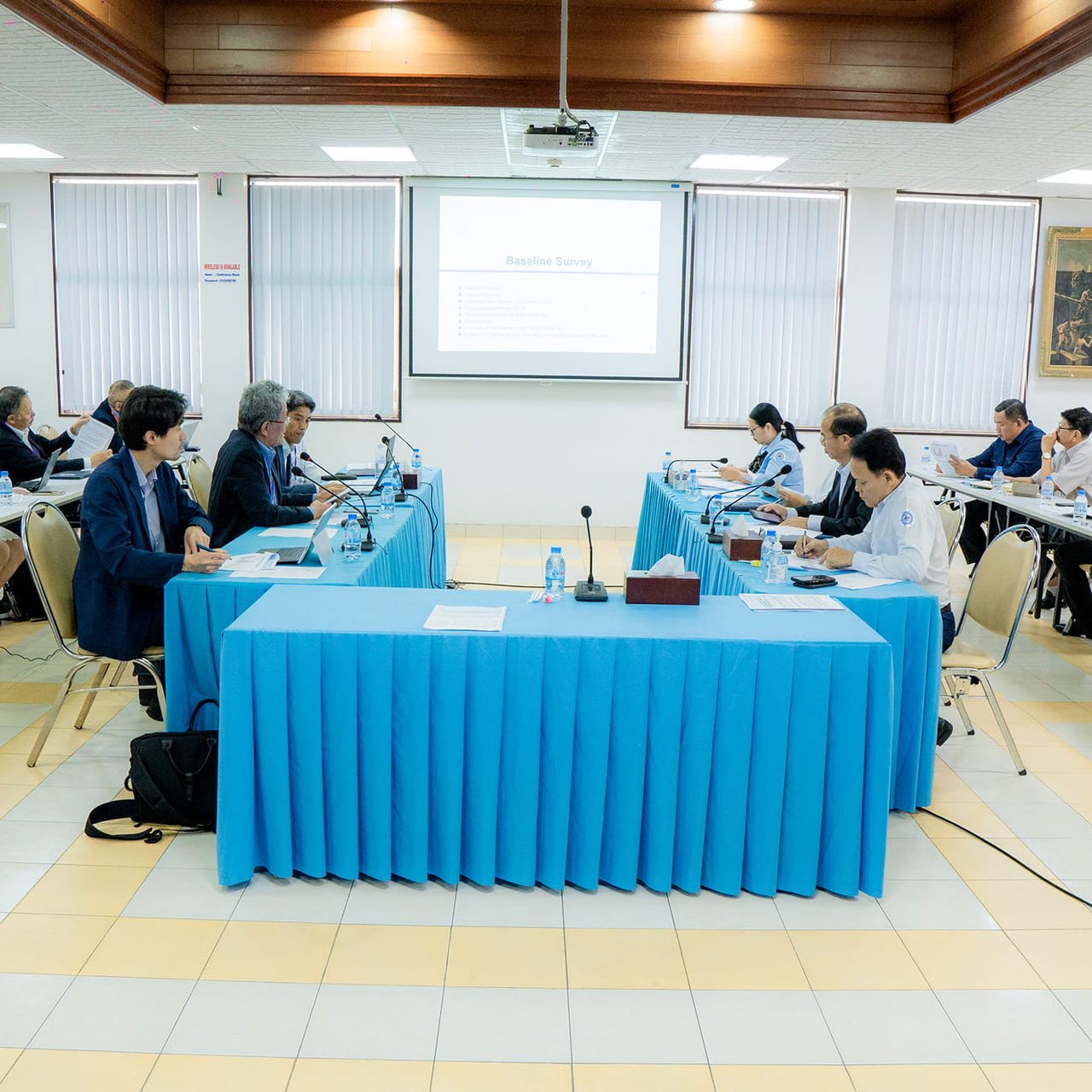 Held the 3rd Field Work meeting with JICA Expert Team, led by Mr. Miyake Koichi, Team Leader of JICA Expert Team related to the implementation of the Project for Capacity Development on Container Terminal Management and Operation in Sihanoukville Port