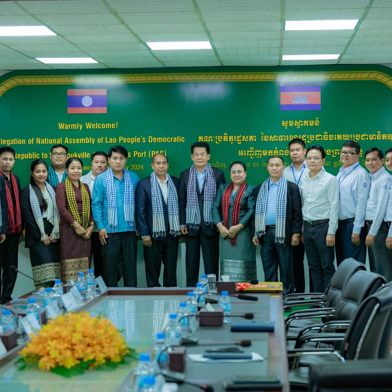 Welcomed a visit of Lao People’s Democratic Republic Delegation in purpose to learn about PAS’s potentials and developments