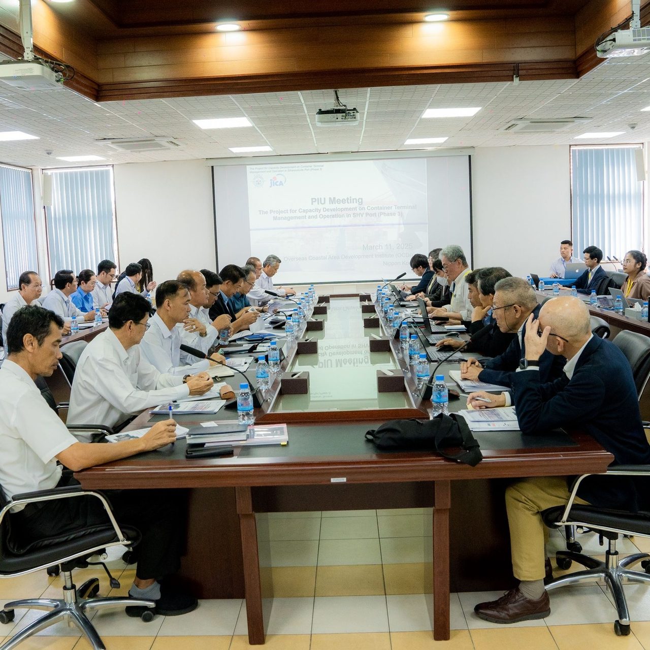Held the 9th Project Implementation Unit Meeting of the Project for Capacity Development on Container Terminal Management