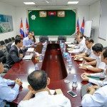 កិច្ចប្រជុំពិភាក្សាអំពីគម្រោងអភិវឌ្ឍន៍កំពង់ផែទេសចរណ៍ របស់កំពង់ផែស្វយ័តក្រុងព្រះសីហនុ