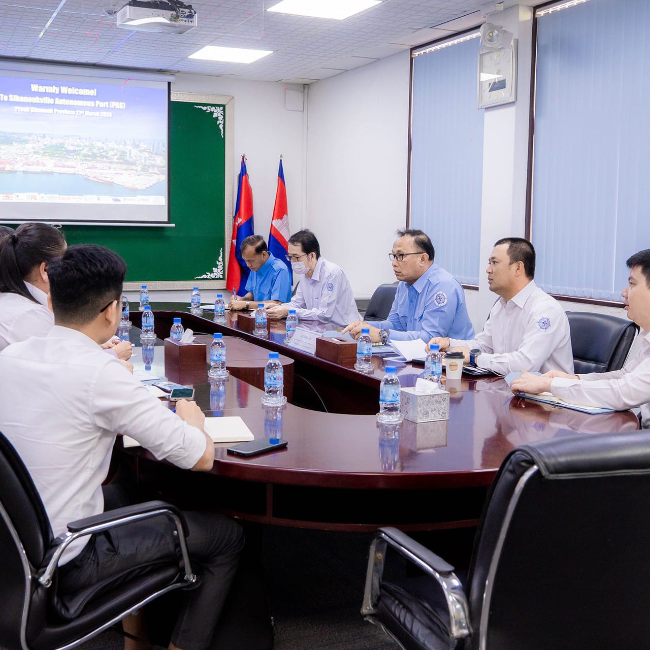 welcomed a visit of Kintetsu World Express (Cambodia), in purpose to discuss about PAS’s operational system