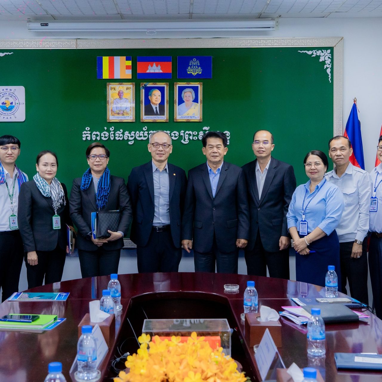 Held a discussion meeting with Mr. Pan Shih Ming, Representative of Evergreen Shipping Services (Cambodia) Co., Ltd