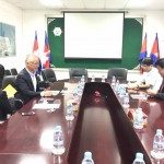 កិច្ចប្រជុំពិភាក្សាការងារជាមួយ Mr. A.J KAWAKATSU, General Manager of Marubeni Corporation Phnom Penh Office