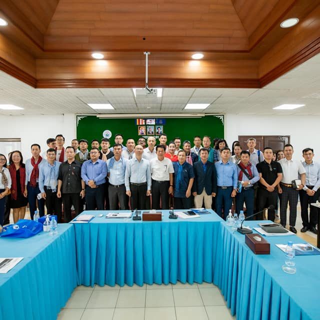 the visit of delegation of Embassy of Vietnam to the Kingdom of Cambodia and Transport Federation of Vietnam in aiming to search for business opportunities at Sihanoukville Autonomous Port