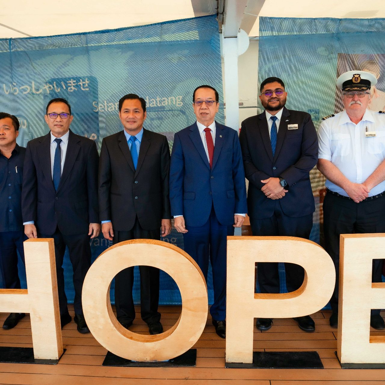 Held an official opening ceremony onboard MV Doulos Hope Cruise Ship