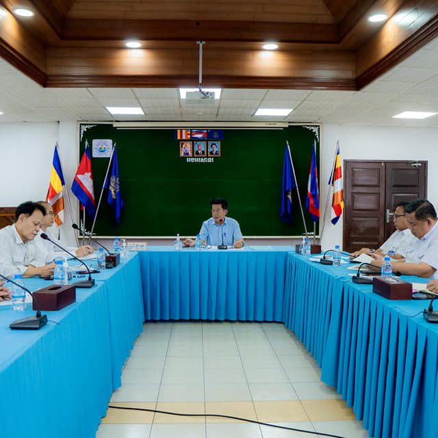 Held a discussion meeting on the preparations of the Reminiscence Ceremony with officials, employees, workers on International Labor Day-1st May 2023 and the Ground Breaking Ceremony for the construction