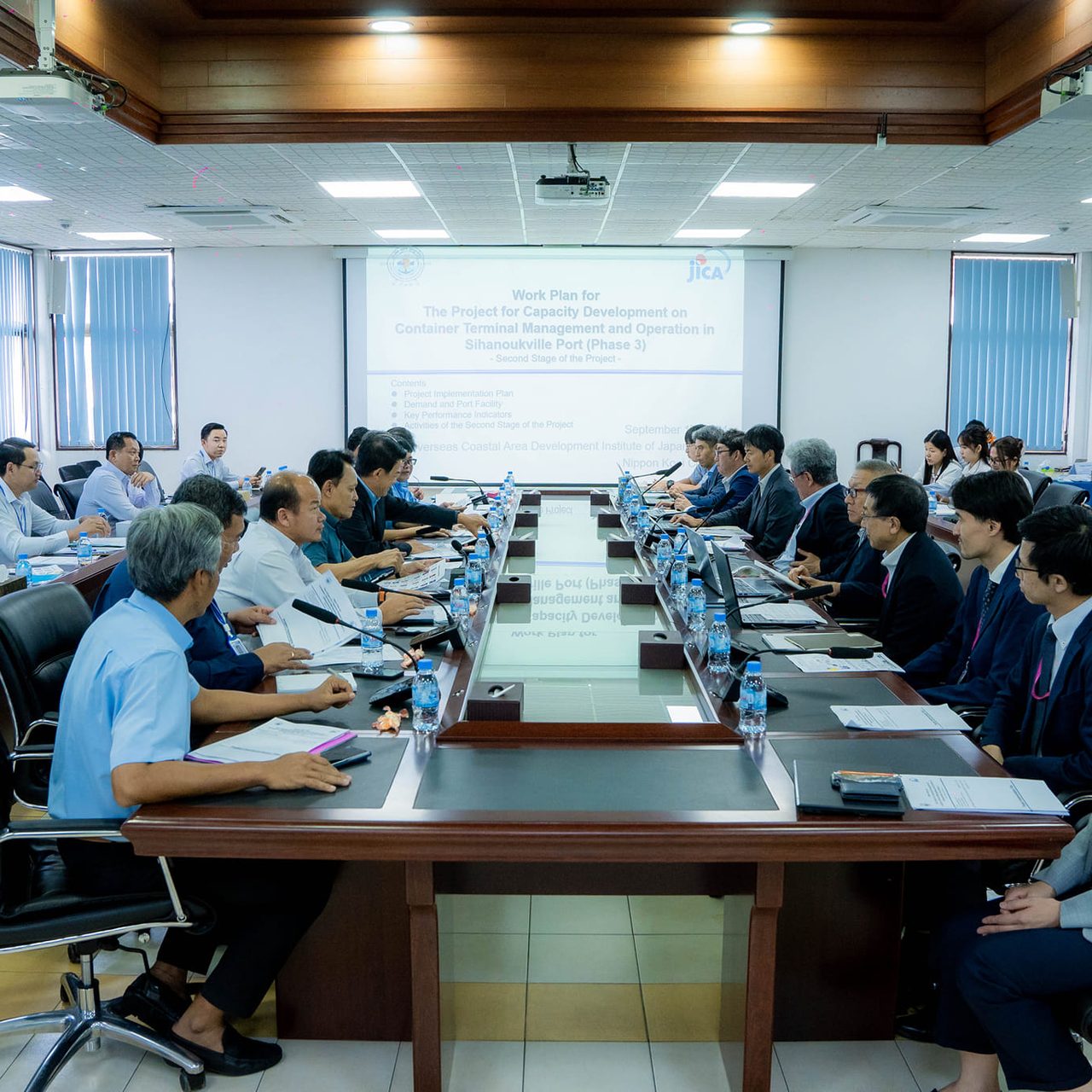 Held the 7th Project Implementation Unit Meeting of the Project for Capacity Development on Container Terminal Management and Operation