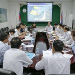 កិច្ចប្រជុំពីគម្រោង "Project of Improving the Logistics System of Cambodia"
