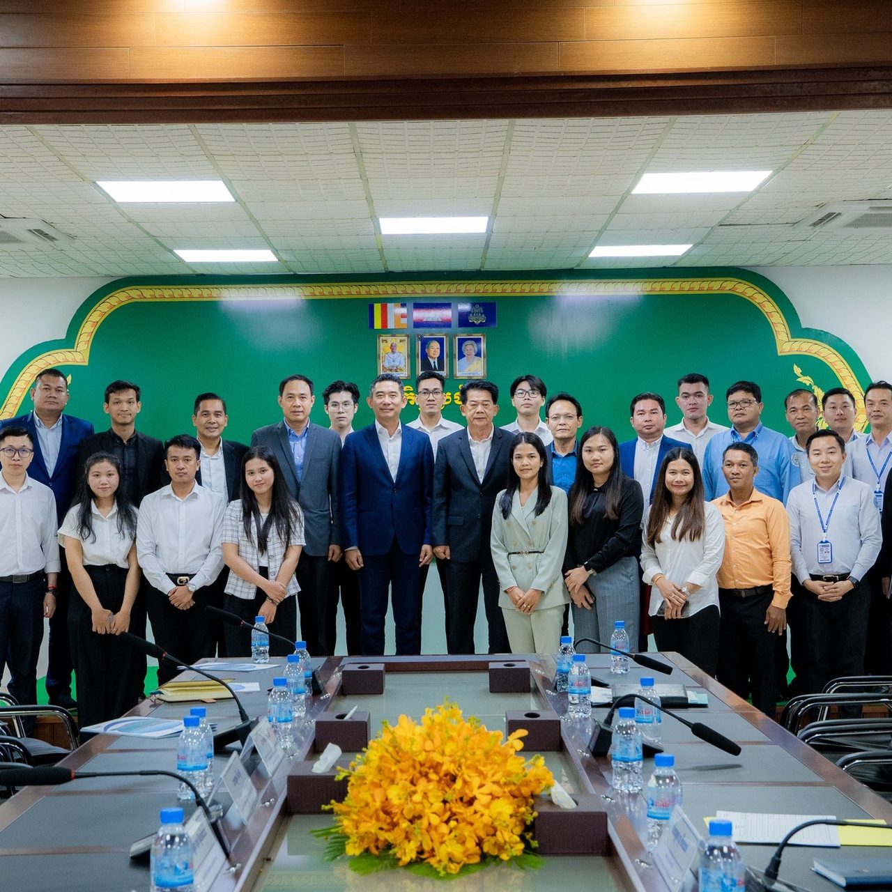 Welcomed a visit of approximately 40 members of delegation and study team of the Secretariat of Cambodia industrial Development