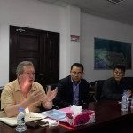 ឯកឧត្ដម លូ គឹមឈន់ ព្រមទាំងថ្នាក់ដឹកនាំកំពង់ផែ បានជួបពិភាក្សាជាមួយក្រុមហ៊ុន PEOPLE & PARTNERS INSURANCE PLC.