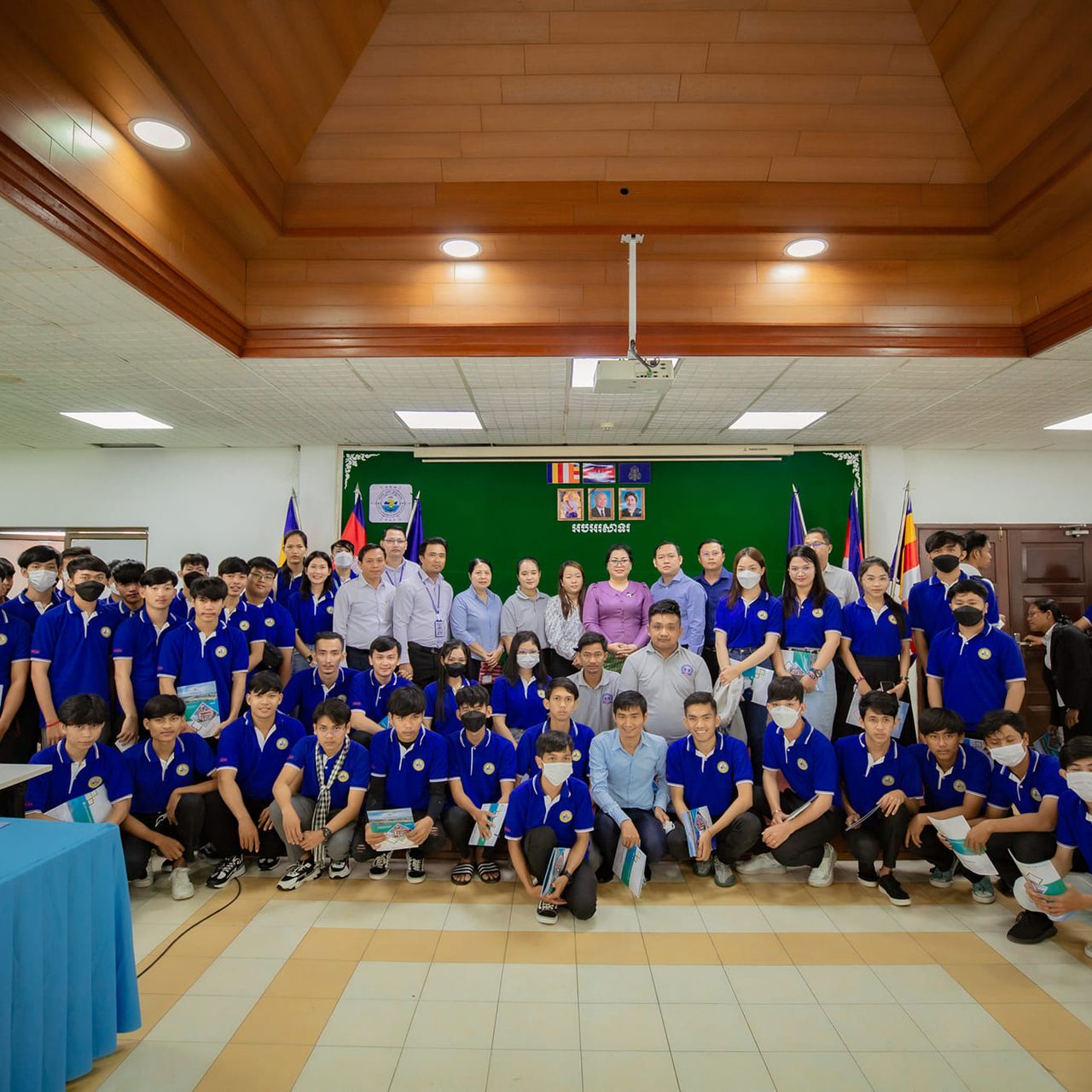 Welcomed a visit of 105 students (16 females), led by 8 professors (2 females) from National Technical Training Institute