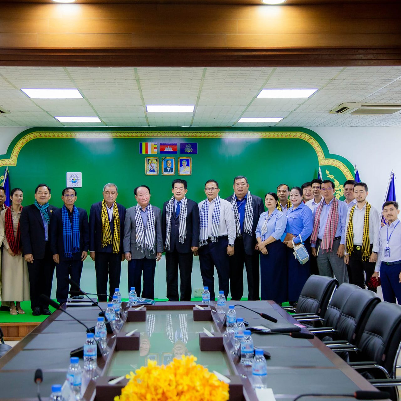 Welcomed a delegation visit of the 9th Committee of Senate, led by His Excellency Om Sarith, Chairman of the 9th Committee of Senate